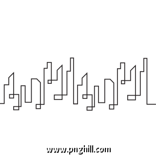 Modern City Skyline City Silhouette Vector Illustration In