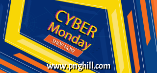 Cyber Monday Sale Promo In Futuristic Style Background Design Free Download