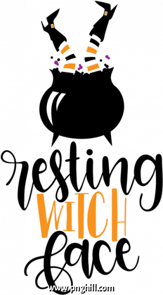 Resting Witch Face 4362 Clipart