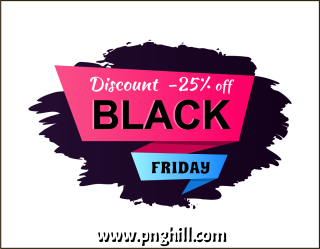  Blessed Friday Discount 25 Clipart Transparent Background Design Free Download