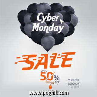 Cyber Monday Sale Banner Template Design Free Download